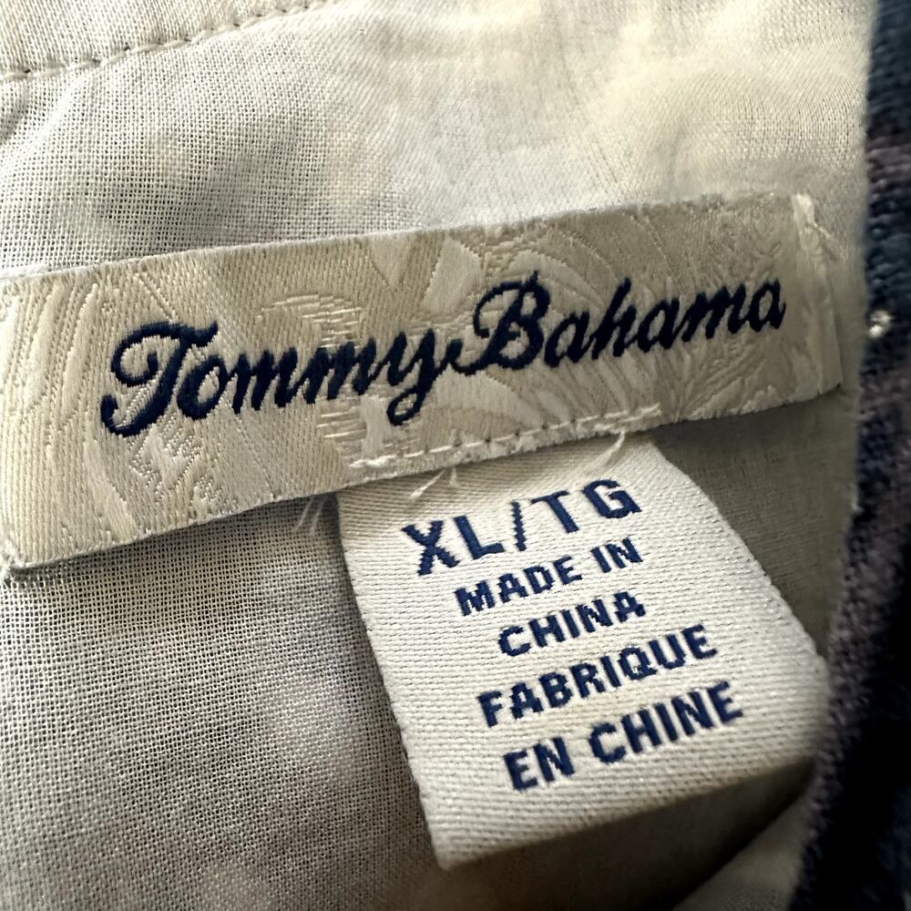 Tommy Bahama Seattle Seahawks Frondly Fan Tank Dress Linen Embroidered Blue XL - Picture 6 of 10